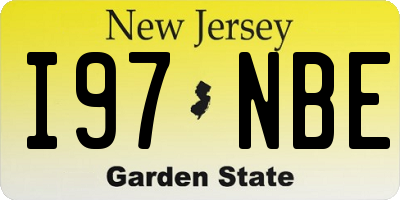 NJ license plate I97NBE