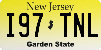 NJ license plate I97TNL