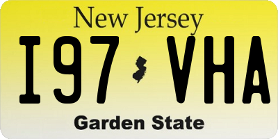 NJ license plate I97VHA