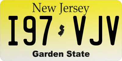 NJ license plate I97VJV