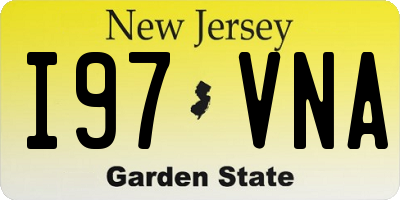 NJ license plate I97VNA