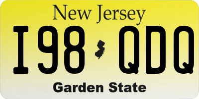 NJ license plate I98QDQ
