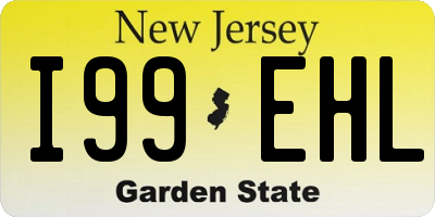 NJ license plate I99EHL