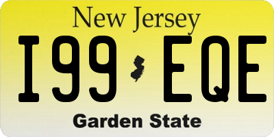 NJ license plate I99EQE