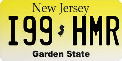 NJ license plate I99HMR