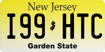 NJ license plate I99HTC