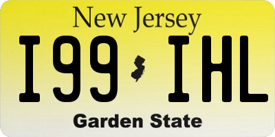 NJ license plate I99IHL