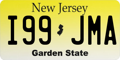 NJ license plate I99JMA
