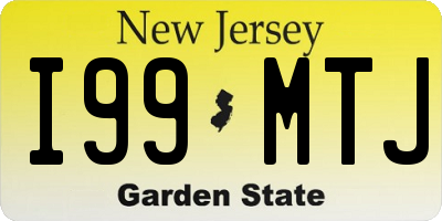 NJ license plate I99MTJ