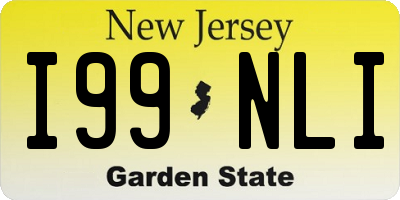 NJ license plate I99NLI