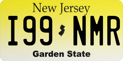 NJ license plate I99NMR