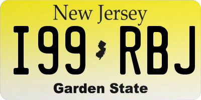 NJ license plate I99RBJ
