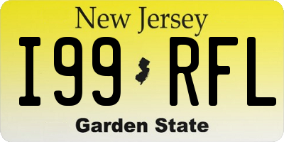 NJ license plate I99RFL