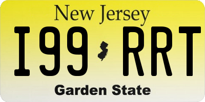 NJ license plate I99RRT