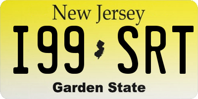 NJ license plate I99SRT