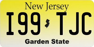NJ license plate I99TJC