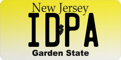 NJ license plate IDPA