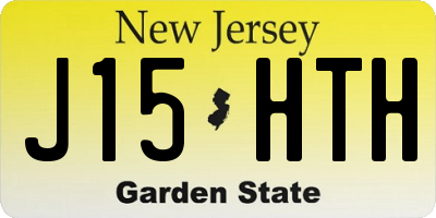 NJ license plate J15HTH