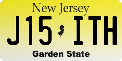 NJ license plate J15ITH