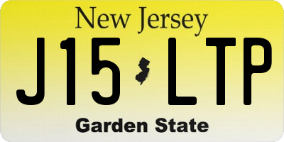 NJ license plate J15LTP