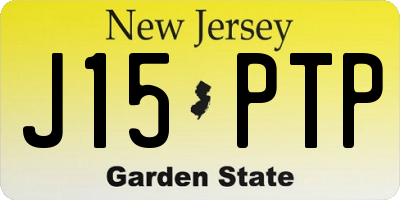 NJ license plate J15PTP