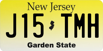 NJ license plate J15TMH