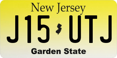 NJ license plate J15UTJ