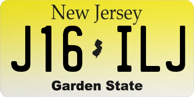 NJ license plate J16ILJ