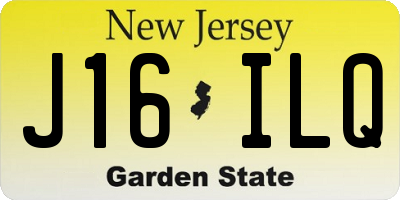 NJ license plate J16ILQ