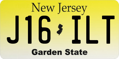 NJ license plate J16ILT