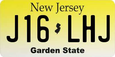 NJ license plate J16LHJ