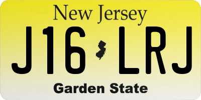 NJ license plate J16LRJ