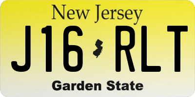 NJ license plate J16RLT