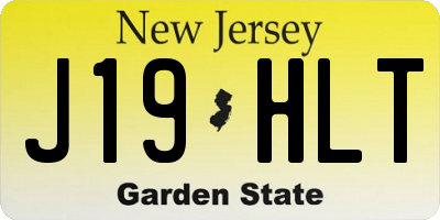 NJ license plate J19HLT