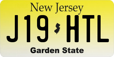 NJ license plate J19HTL