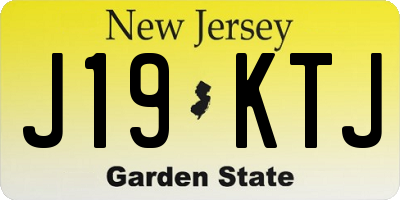 NJ license plate J19KTJ