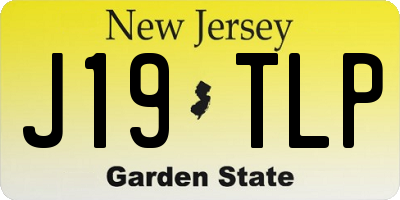 NJ license plate J19TLP