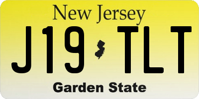 NJ license plate J19TLT