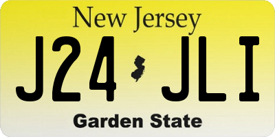 NJ license plate J24JLI