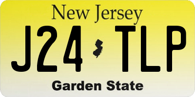 NJ license plate J24TLP