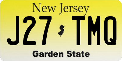 NJ license plate J27TMQ