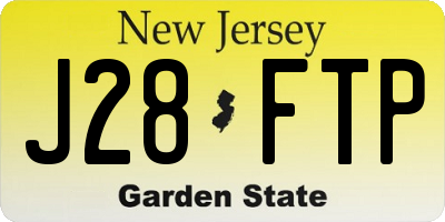 NJ license plate J28FTP