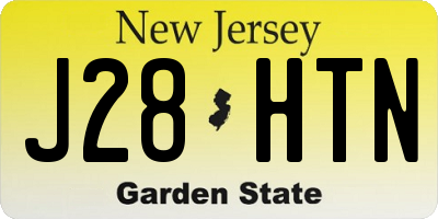 NJ license plate J28HTN