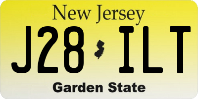 NJ license plate J28ILT
