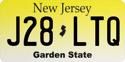 NJ license plate J28LTQ