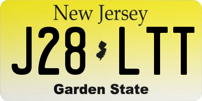 NJ license plate J28LTT