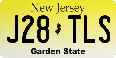 NJ license plate J28TLS