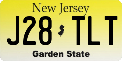 NJ license plate J28TLT
