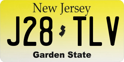 NJ license plate J28TLV