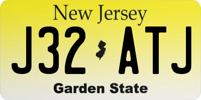 NJ license plate J32ATJ